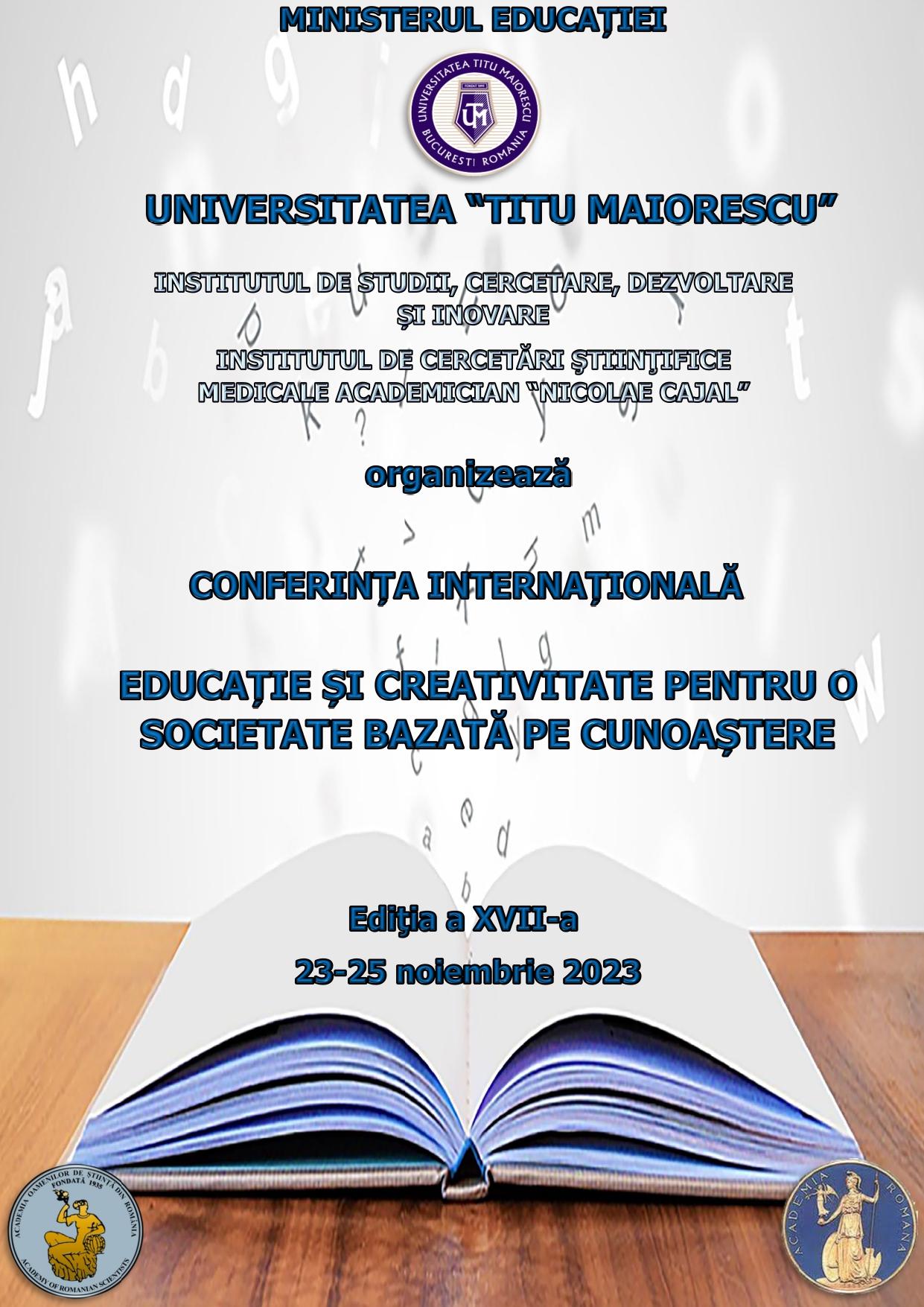 Afis conferinta utm 2023