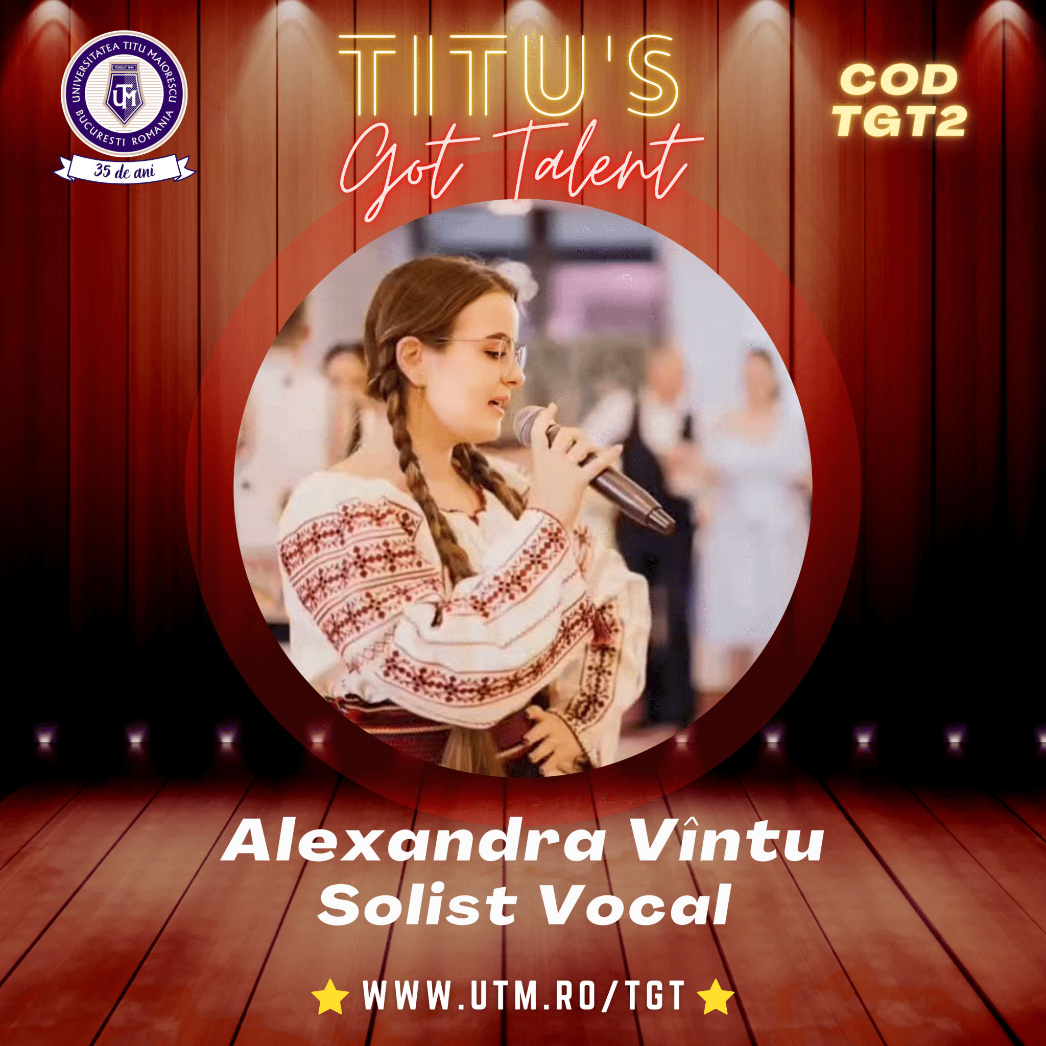 Alexandra Vîntu - Solist Vocal