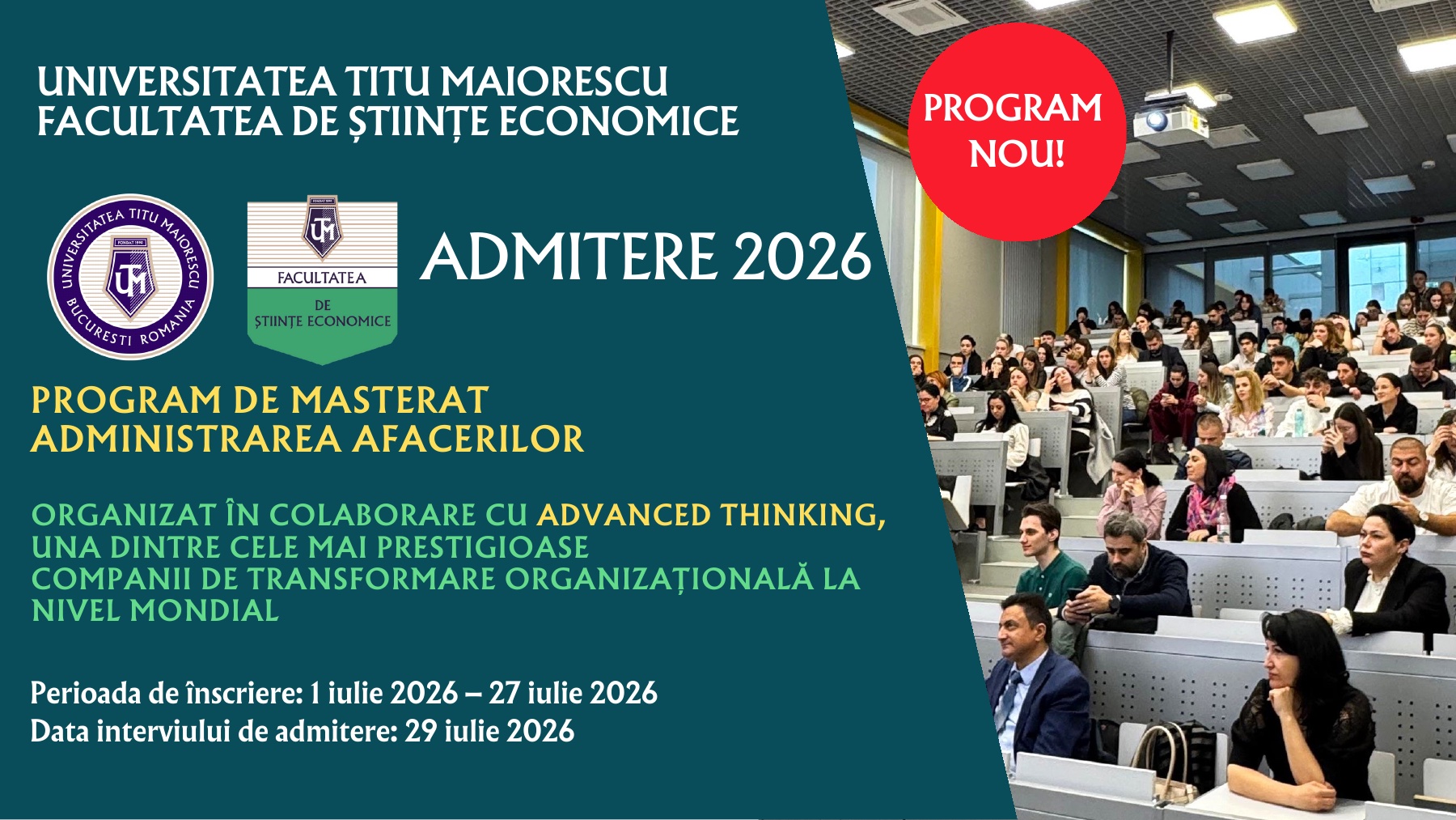 Broșură Master Administrarea Afacerilor 2026 Broșură Master Administrarea Afacerilor 2026